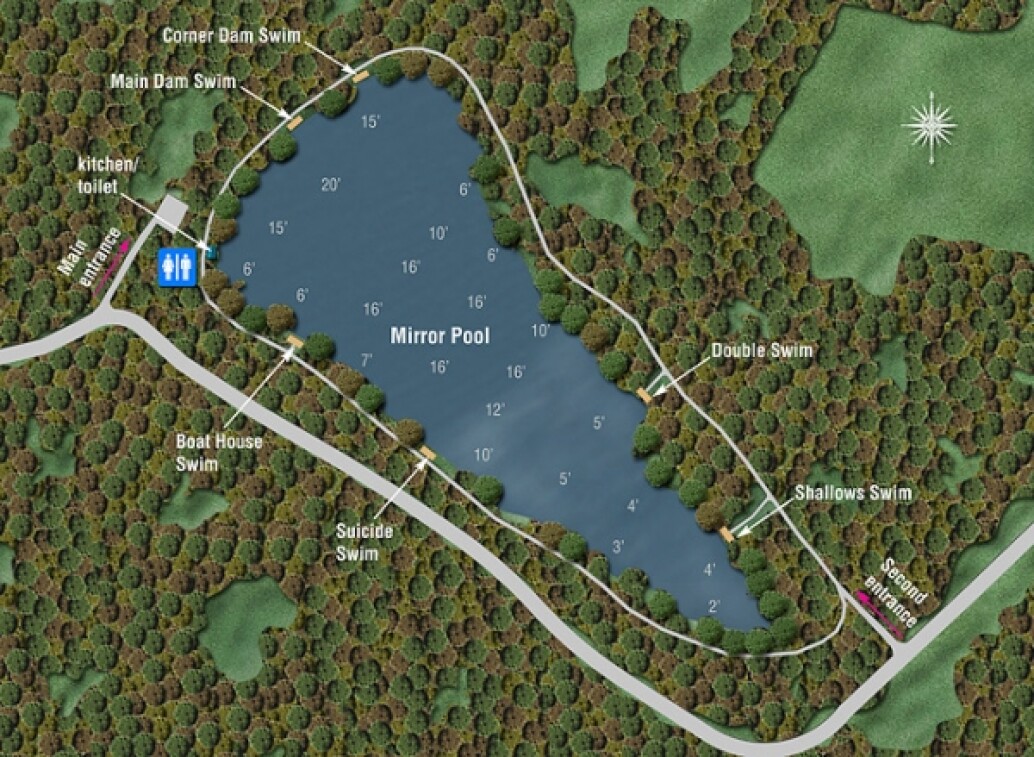 Mirror Pool Lake Map